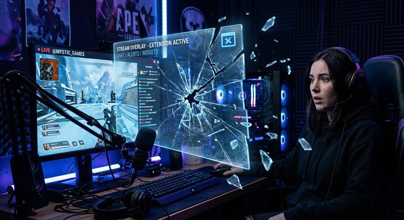 Почему не работает встроенный Twitch Extension после обновления браузера